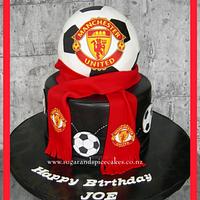 Manchester United Football Cake