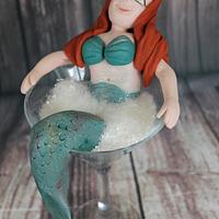 Little Mermaid Cocktail Cake
