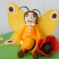 poppy doll and butterfly Emanuel