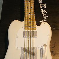 Fender Telecaster Guitar Cake