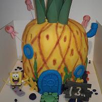 Sponge bob pineapple house