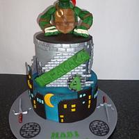 Raphael Ninja Turtle Cake
