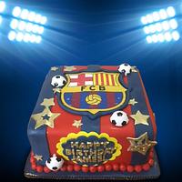 FCB Square Cake