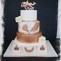 Wedding cake travel