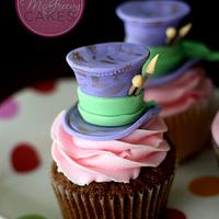 Johnny Depp inspired Mad Hatter Cupcakes w/Tutorial