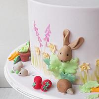 Beatrix Potter First Birthday Cake