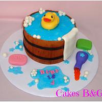 Rubber Ducky Cake
