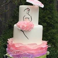 Spring Birthday cake for girl 