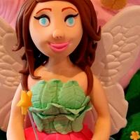 Fairy Princess and the Magical Tree Cake Topper
