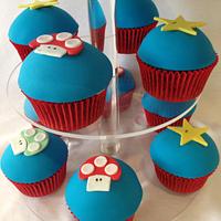 Mario Cake & Cupcakes! 