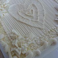 Simple Wedding Slicing Cakes