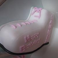 Ice Skate cake 