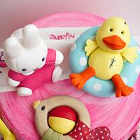 cake for baby girl 1`st birthday 