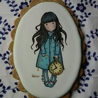 Gorjuss handpainted cookie