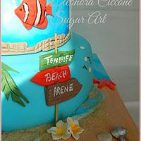 Tenerife beach cake!!!