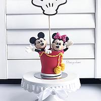 Mickey and Minnie Cake Topper