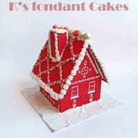 Pink & Red 3d Gingerbread houses