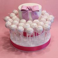 Pink Bow Cake
