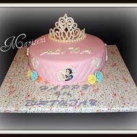 Disney Princess Tiara Cake