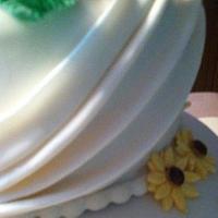 Sunfower Wedding Cake