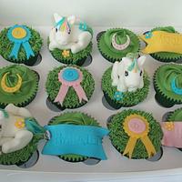 Cute Pony Cupcakes
