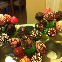chocolate covered strawberry bouquets