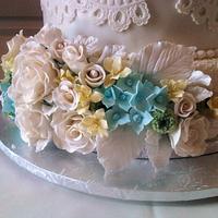 The Sugar Nursery's Summertime Wedding cake