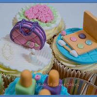 Pamper Party Cupcakes