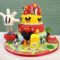 Mickey Mouse Clubhouse Birthday Cake 