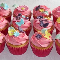 Pretty Flower Cupcakes