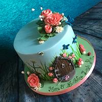 Down in pixie hollow - fairy cake 
