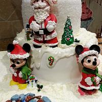 Santa's Christmas Village with Minnie & Mickey :)