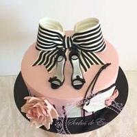 Little shoes cake
