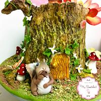 Fairy and Forest Cake