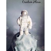 cake man on the moon
