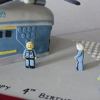 Lego City Police Cake