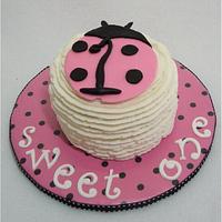Ladybug Cake & Cupcake Tower