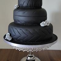 Biker Wedding cake