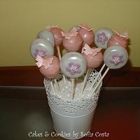 wedding and engagement cake pops