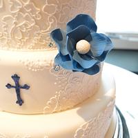 Christening/Vow Renewal Cake