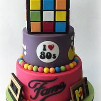 80's Disco Cake
