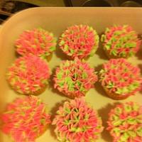 hydrangea cupcakes