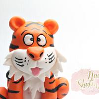 Handmade tiger topper