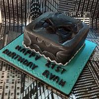 21st Batman cake
