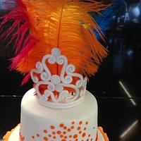 Latino carnival cake