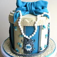 anniversary box cake