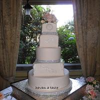 5 Tier Bride's Cake