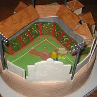 BlueClaws Baseball Stadium Birthday Cake