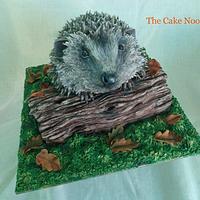 Hedgehog cake. (Animal rights collaboration)