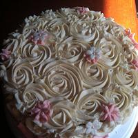 Neapolitan Rosette Cake